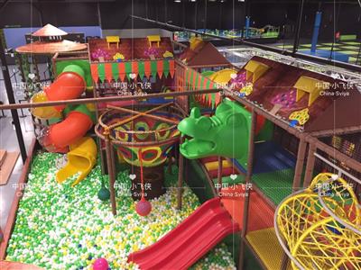 USA Trampoline Park with Playground