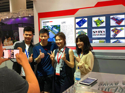 Trampoline Chapmpionship Ye Shuai And billiard ball championship Liu Shasha came to visit SVIYA Group